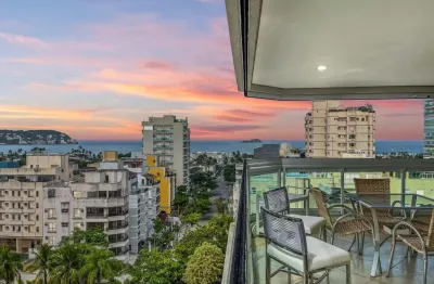Guarujá apartamento na brunella com 3 suítes varanda gourmet e pronto para morar ap2561e