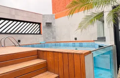 Apartamento cobertura 3 dormitorios 1 suite com piscina e churrasqueira 1 vaga enseada guaruja