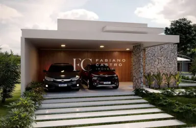 Condomínio botanic residence - linda casa à venda no condomínio botanic residence!!