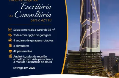 AZ’110 – O novo marco comercial de Chapecó, padrão Nostra Casa,  torre 100% comercial, no coração de Chapecó.