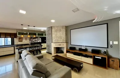 Cobertura duplex para venda no centro de chapecó, com 04 quartos, salão de festas e terraço.