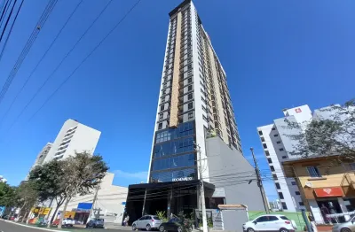 Apartamento no centrão de chapecó, em edifício com lazer completo.