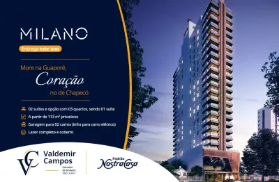 More no Milano, centro de Chapecó, na Guaporé, em um padrão Nostra Casa.