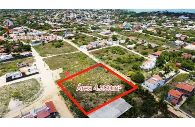 Terreno à venda, nascente e vista mar com 4320 m² por r$ 550.000 - praia de carapibus