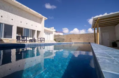 Venda – casa de luxo com piscina e vista definitiva para o mar em tabatinga 2 - conde pb