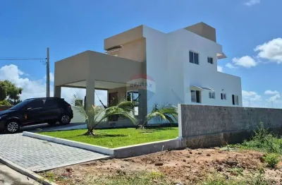 Casa à venda em condomínio fechado com vista para o mar na praia de carapibus - conde/pb