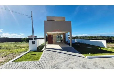 Casa à venda em condomínio fechado com vista para o mar na praia de carapibus - conde/pb