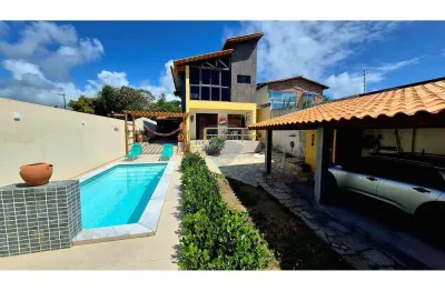 Casa com vista para o mar à venda em carapibus – 2 quartos e piscina