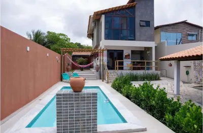 Casa com vista para o mar à venda em carapibus – 2 quartos e piscina