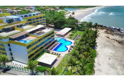 Apartamento estilo flat a venda no tabatinga residence, praia de tabatinga - conde - pb