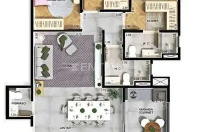 Apartamento a venda altos da avenida, 3 dormitórios, jundiaí/sp