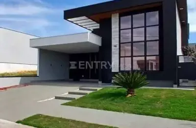 Casa nova, térrea com piscina, 3 dormitórios em condomínio granville são venâncio itupeva/sp