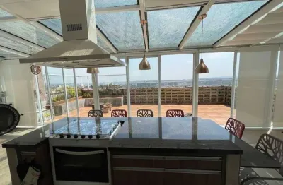Cobertura duplex alto padrão de 491 m²  área útil toda climatizada, com a melhor vista da cidade e na melhor localização de jundiaí  - centro -sp