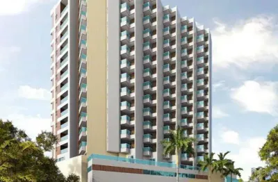 Apartamento à venda, com vista mar possui 38m², 01 suite, sala, cozinha, varanda, 01 vaga. -praia de iracema- ce