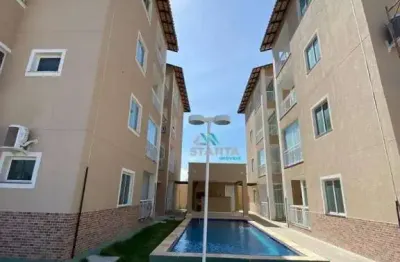 Apartamento com 2 dormitórios à venda, 46 m²  - porto das dunas - aquiraz/ce