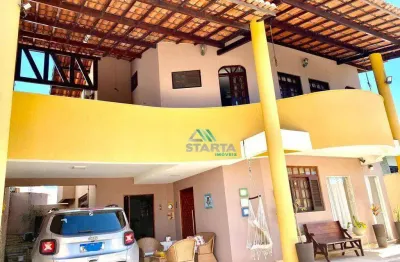 Casa duplex 215m² com 03 suítes, piscina no parque manibura