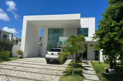 Casa com 5 dormitórios para alugar, 430 m² por r$ 19.500/mês - loteamento novo aquiraz - aquiraz/ce