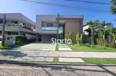 Casa com 5 dormitórios para alugar, 420 m² por r$ 14.000/mês - pires façanha - eusébio/ce