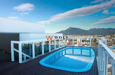 Apartamento com 3 quartos à venda na rua najla carone guedert, 120, pagani, palhoça por r$ 780.000