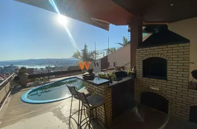 Casa com 4 quartos à venda na aldo luz,., 200, itaguaçu, florianópolis por r$ 2.200.000