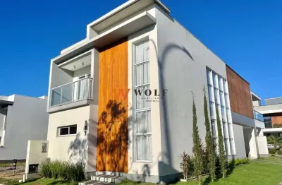 Casa em condomínio fechado com 3 quartos à venda na avenida deltaville, 187, beira rio, biguaçu por r$ 1.390.000