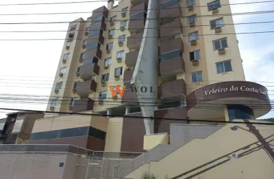 Apartamento com 3 quartos à venda na avenida governador jorge lacerda, 1835, costeira do pirajubaé, florianópolis por r$ 750.000