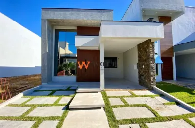 Casa em condomínio fechado com 3 quartos à venda na avenida wilson castelo branco, 700, beira rio, biguaçu por r$ 780.000