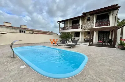 Casa em condomínio fechado com 4 quartos à venda na juliao jose texeira, 179, fazenda da armação, governador celso ramos por r$ 1.799.000