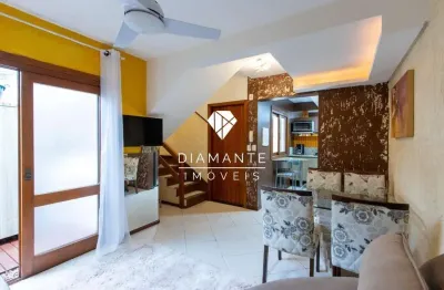 Casa em condomínio fechado com 2 quartos à venda na avenida guarujá, guarujá, porto alegre por r$ 399.000