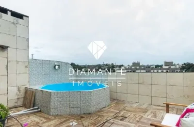 Cobertura com 2 quartos à venda na rua doutor campos velho, cristal, porto alegre por r$ 440.000