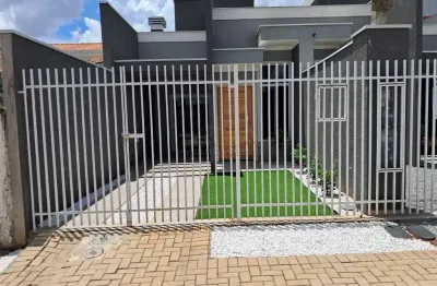 Casa com 2 quartos à venda na rua ângela navarini scotti, 184, tatuquara, curitiba por r$ 340.000