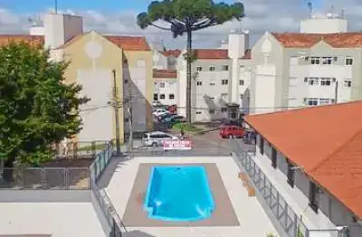 Apartamento com 3 quartos à venda na rua joão dembinski, 2380, cidade industrial, curitiba por r$ 274.900