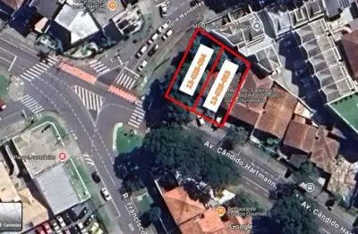 Terreno à venda na avenida cândido hartmann, 1212, bigorrilho, curitiba por r$ 2.100.000