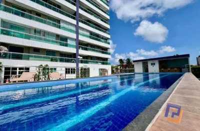 Apartamento novo no edifício monte carlo com 3 quartos à venda, 81 m² - luciano cavalcante - fortaleza/ce