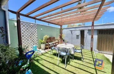 Casa plana com 3 suítes à venda, 130 m² - edson queiroz - fortaleza/ce