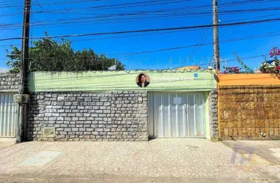 Casa plana com 3 quartos + dce à venda, 104 m² no bairro cidade dos funcionários - fortaleza/ce