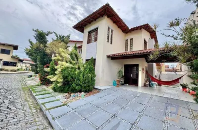 Casa duplex na sapiranga com 4 suítes à venda, 160 m² - condomínio maison blanche - fortaleza/ce