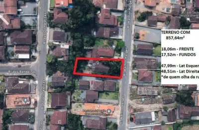 Terreno à venda, 857 m² por r$ 790.000,00 - costa e silva - joinville/sc