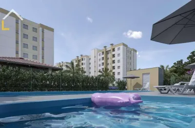 Apartamento com 2 dormitórios à venda, 48 m² por r$ 301.320,00 - pirabeiraba - joinville/sc