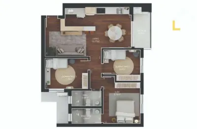 Apartamento com 3 dormitórios à venda, 106 m² por r$ 620.820,79 - costa e silva - joinville/sc