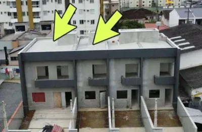 Casa com 3 dormitórios à venda, 65 m² por- jardim iririú - joinville/sc