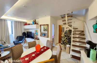 Asset imóveis vende cobertura duplex com 4 quartos, 120m², por r$ 890.000 - icaraí - niterói
