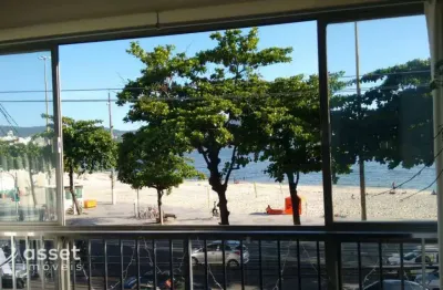 Asset imóveis vende apartamento de frente pra praia com 3 quartos (1suíte), 183m², por r$ 1.575.000 - icaraí - niterói/rj