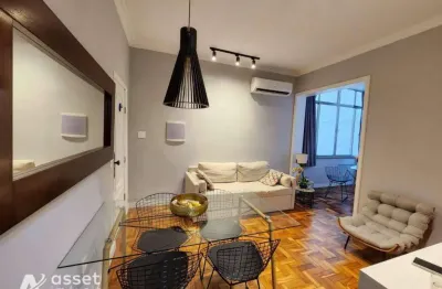 Asset imóveis vende apartamento reformado com 1 dormitório, 59 m² por r$ 580.000 - icaraí - niterói/rj