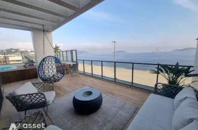 Asset imóveis vende especial cobertura com 3 quartos (1suíte), 294m², por r$ 7.000.000 - piratininga - niterói/rj
