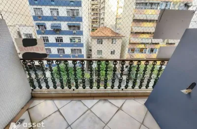 Asset imóveis vende apartamento com varanda e 3 quartos (1suíte), 120m², por r$ 890.000 - icaraí - niterói/rj