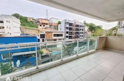 Asset imóveis vende apartamento com varanda e 3 quartos (1suíte), 97m², por r$ 795.000 - ingá - niterói/rj