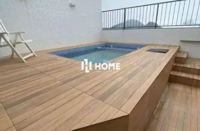 Asset/home imóveis vende cobertura triplex, 304m², com 3 quartos (2suítes), por r$ 3.500.000 - icaraí - niterói