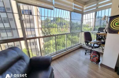 Asset imóveis vende apartamento com varanda e 2 quartos (1suíte), 90m², por r$ 595.000 - boa viagem - niterói/rj