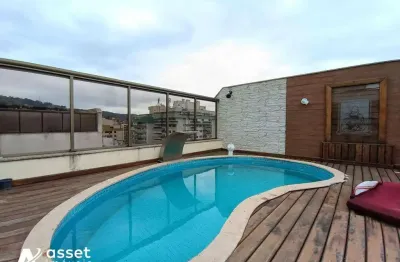 Asset imóveis vende cobertura duplex com 4 quartos (2suítes), 280m², por r$ 2.000.000 - icaraí - niterói/rj
